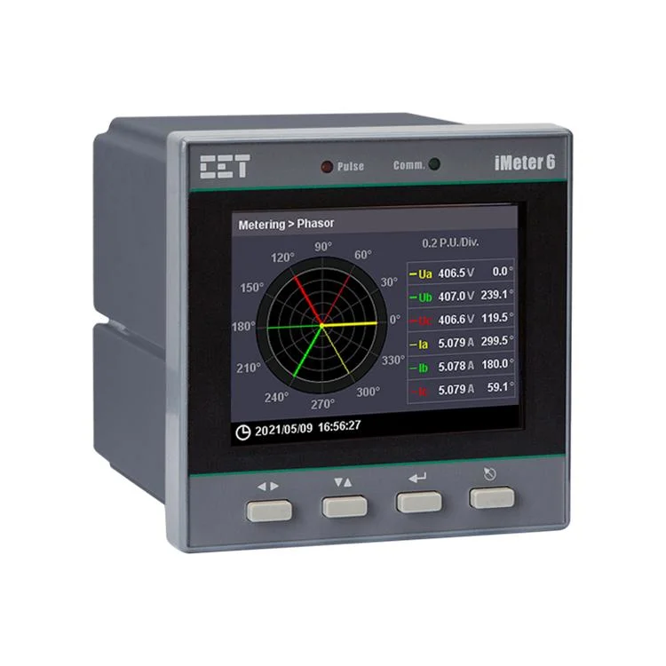 iMeter 6 Three-Phase Power Quality Analyzer for Current Watt-Hour Monitor Color LCD Ethernet Waveform Recorder Dip Swell