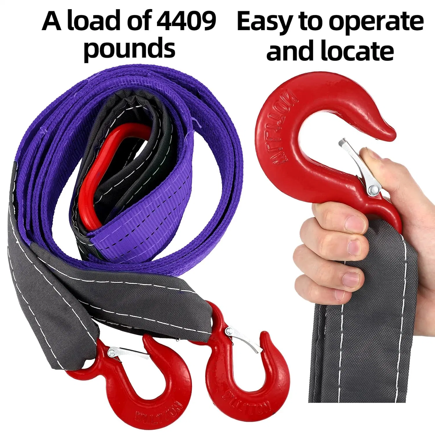 12 Tons Purple Flat Heavy Rigging Lifting Webbing Sling with CE Certificate