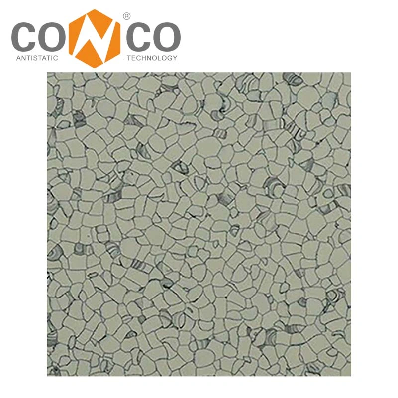 2mm Commercial Anti-Static ESD PVC Vinyl Clean Room Flooring Tile for Hospitals