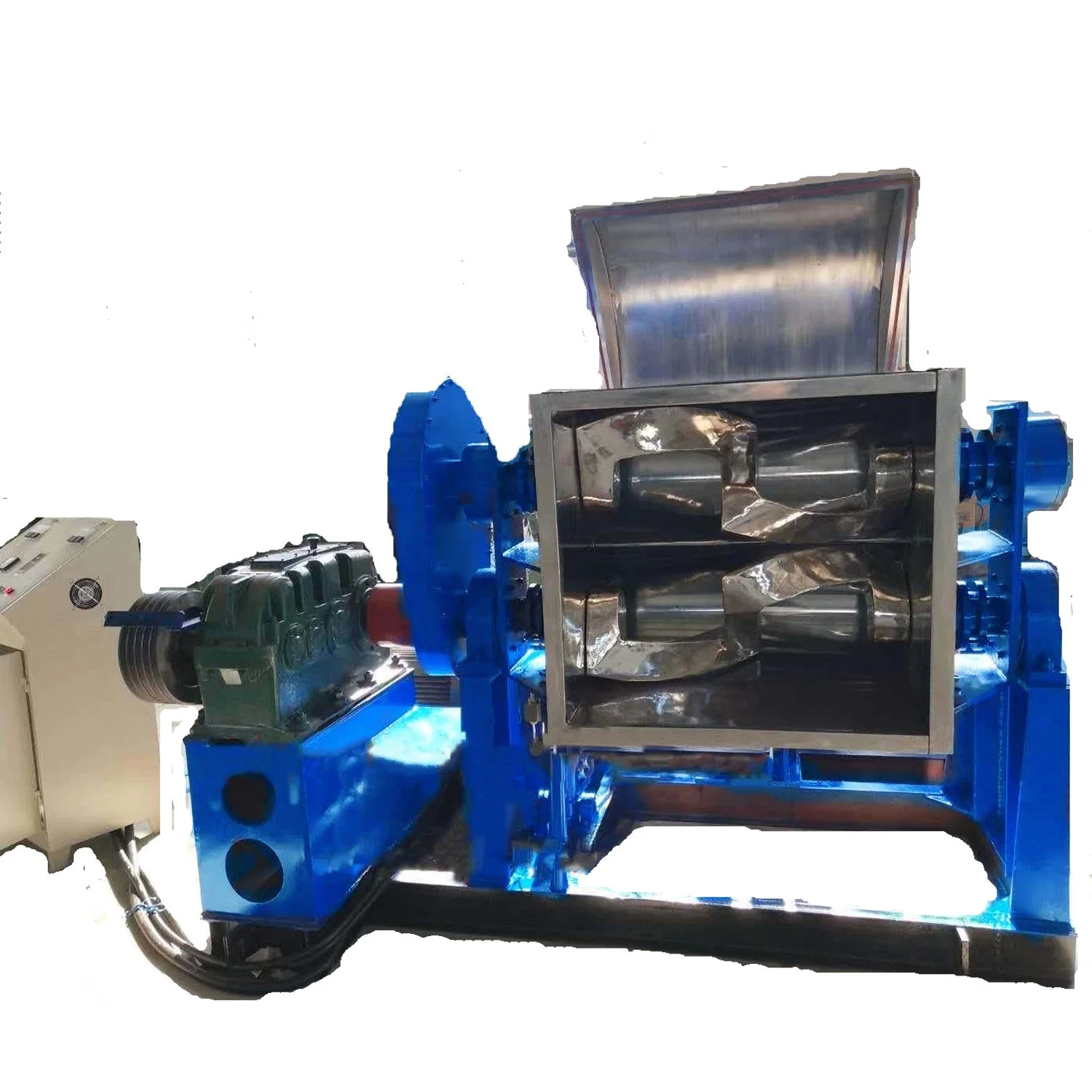 100L Hydraulic Dumping Double Z-Blade Kneading Mixer Electric Heating Dual Sigma Arm Chewing Gum Kneader