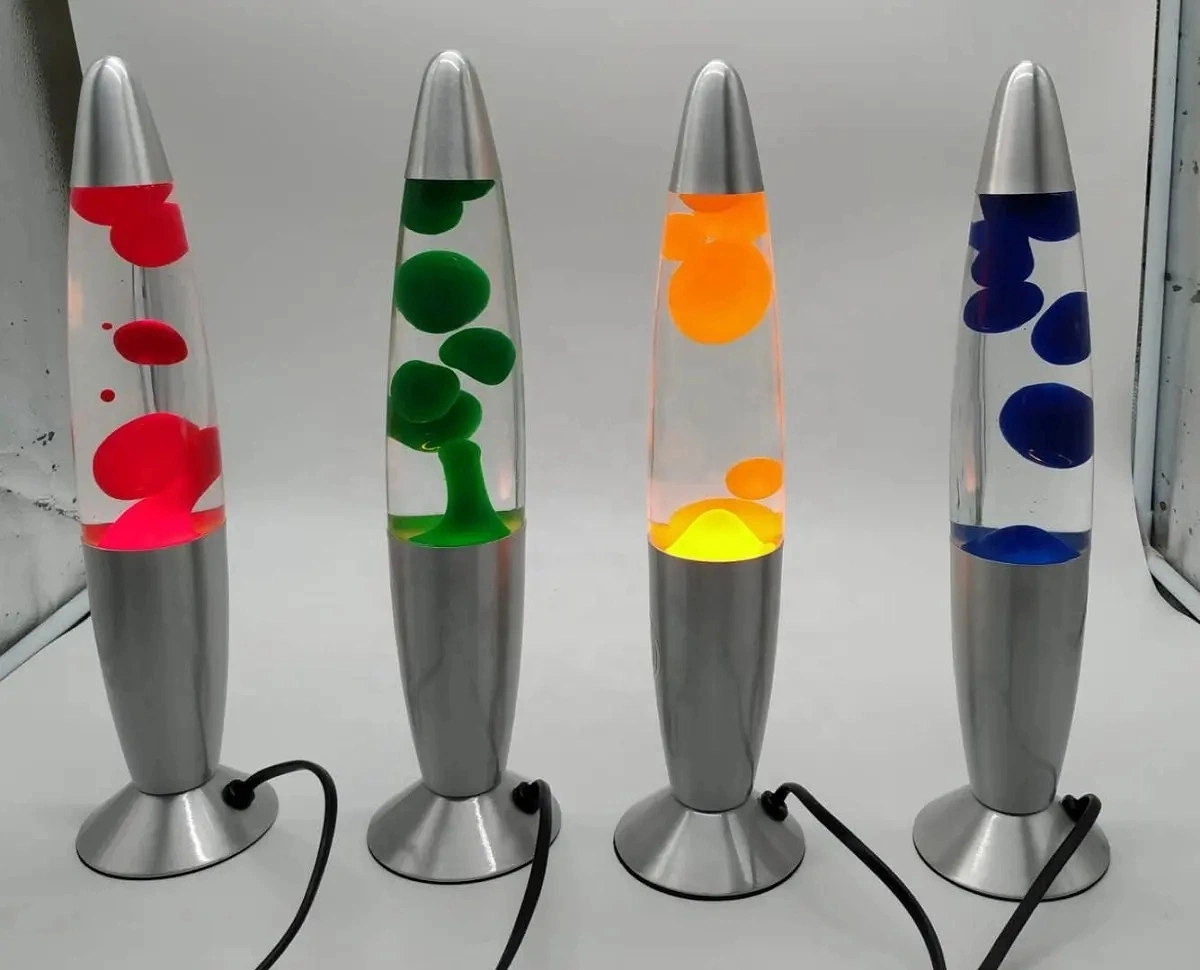 Новый алюминиевый базовый ракетный стол Lava Lights Настольный цвет Jellyfish Лампа