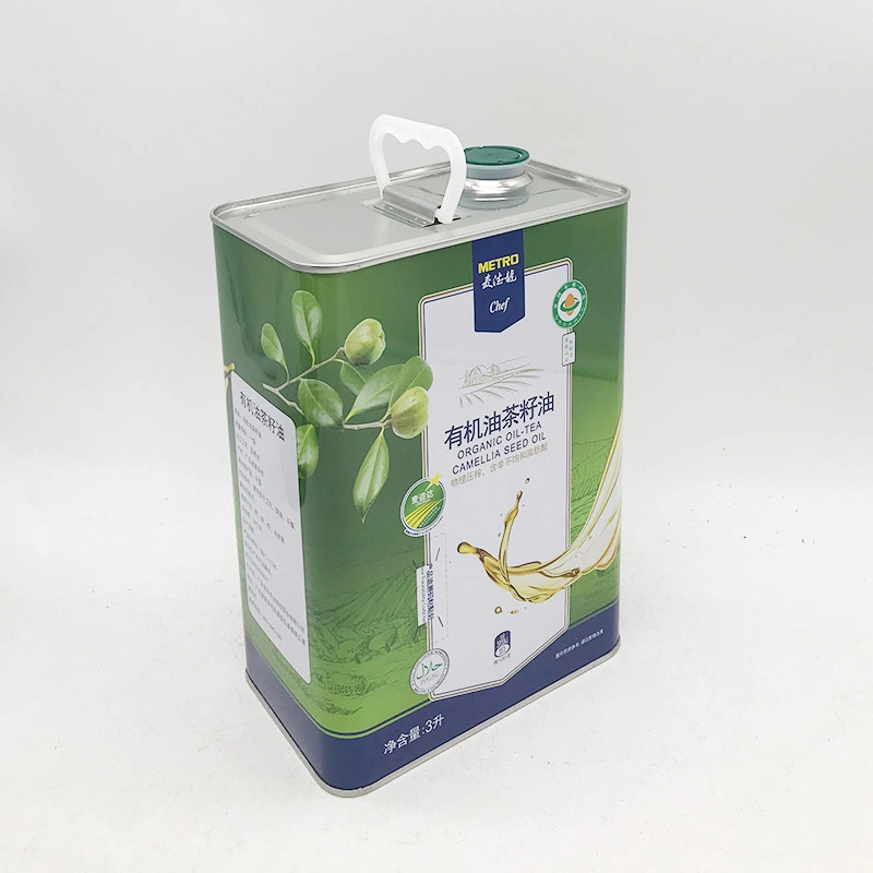 Olive Oil Tin Containers Cans for Packaging Storage Boxes