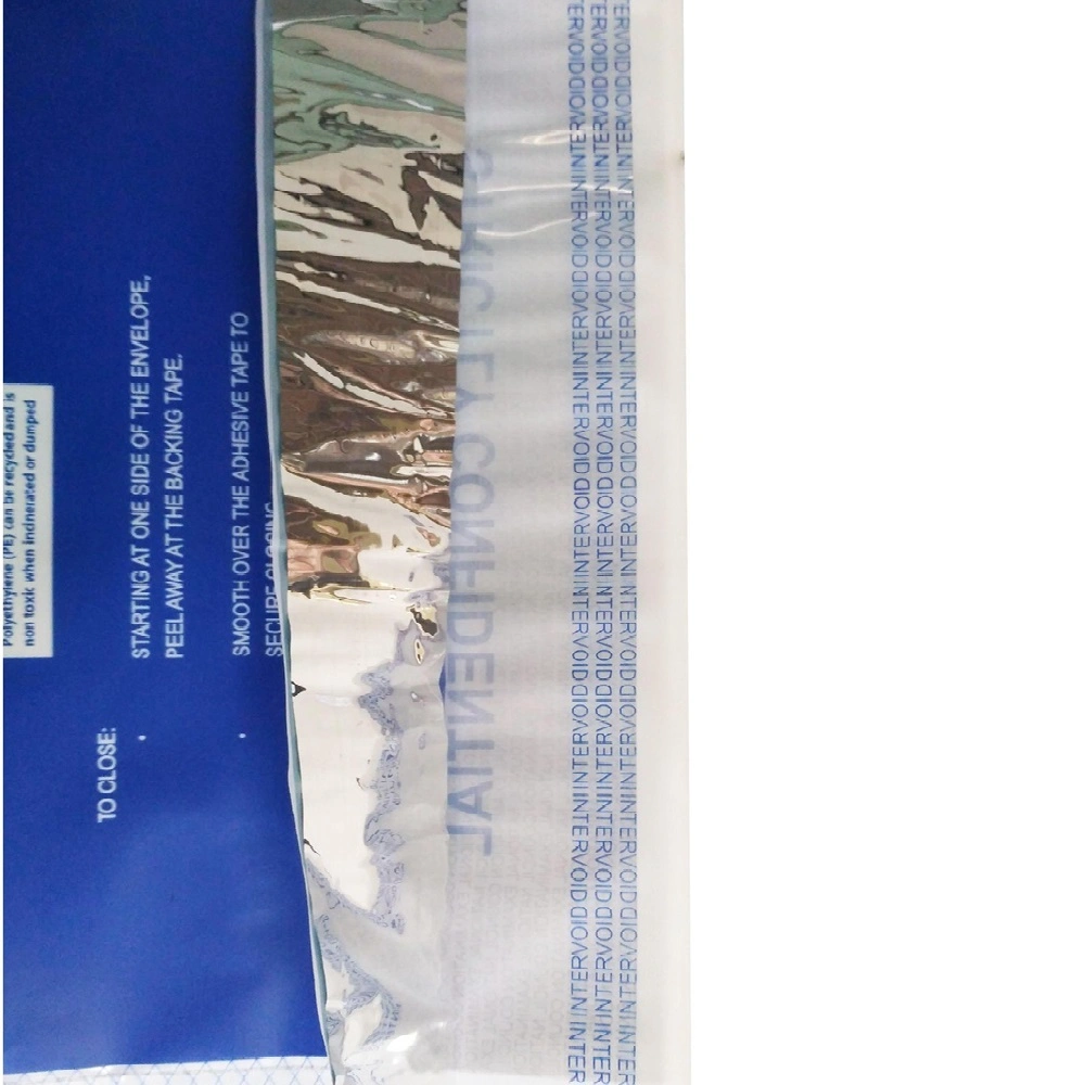 Customized HDPE Tamper Proof Educationplastic Bag Printing Colors with Security Tapes for Examination