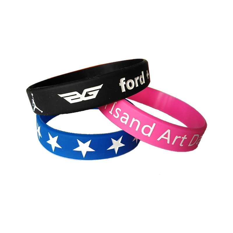 High quality/High cost performance  Custom Promotional Silicone Wristband Bracelet