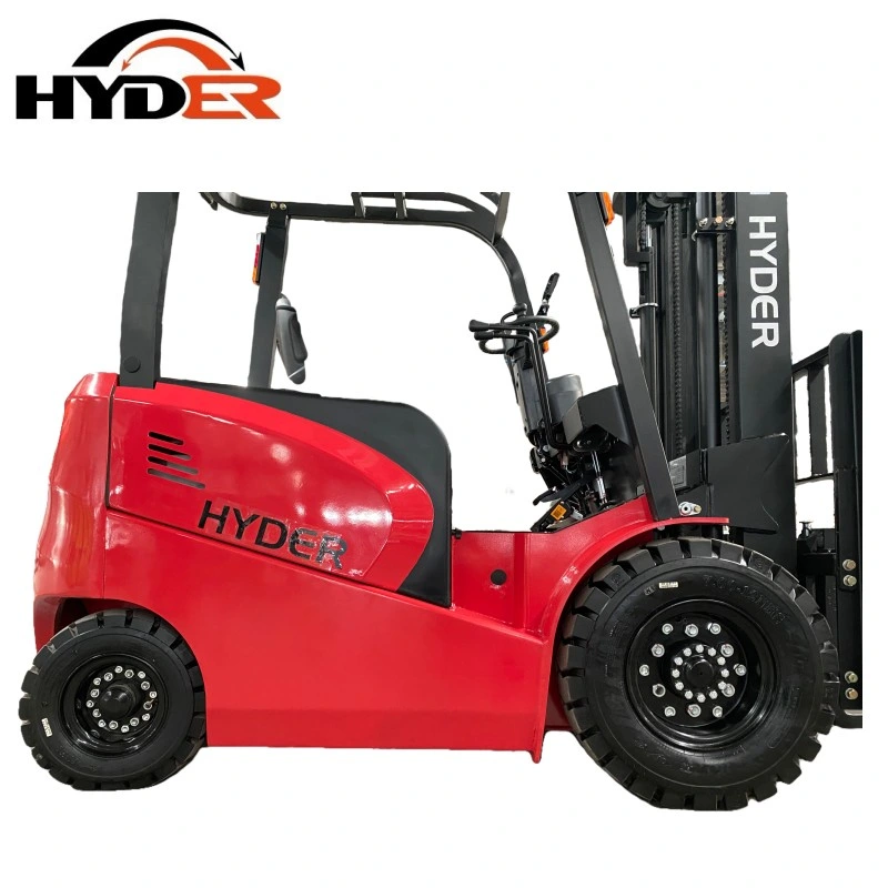 Fábrica de almacén pasillo estrecho Rough Terrain Forklift 2t 2000kg Hyde Carretilla elevadora eléctrica