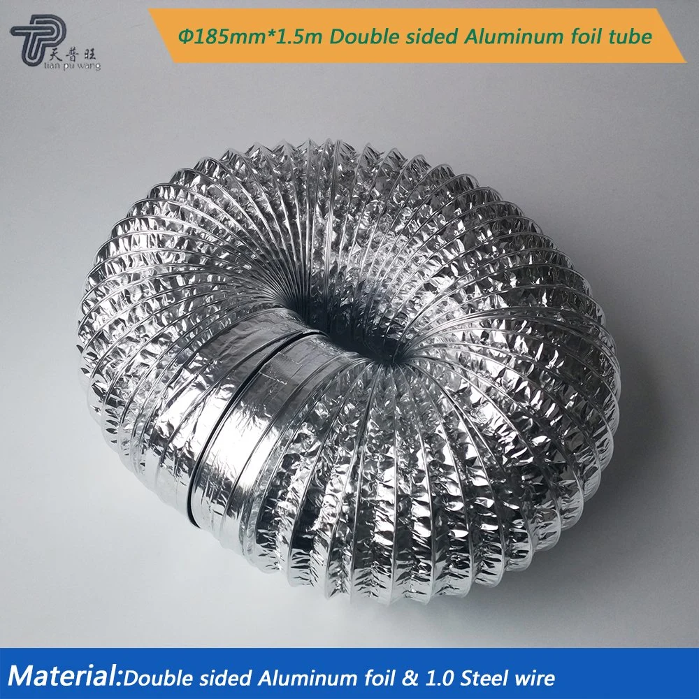 Factory Supply Aluminum Foil Smoke Exhaust Pipe Ventilation Duct for Range Hood