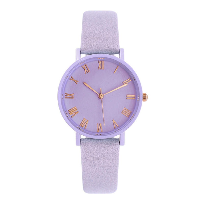 Colorida nueva y creativa mujer reloj para chica estudiante, Coincidencia de colores elegante encantadoras Señoras Relojes