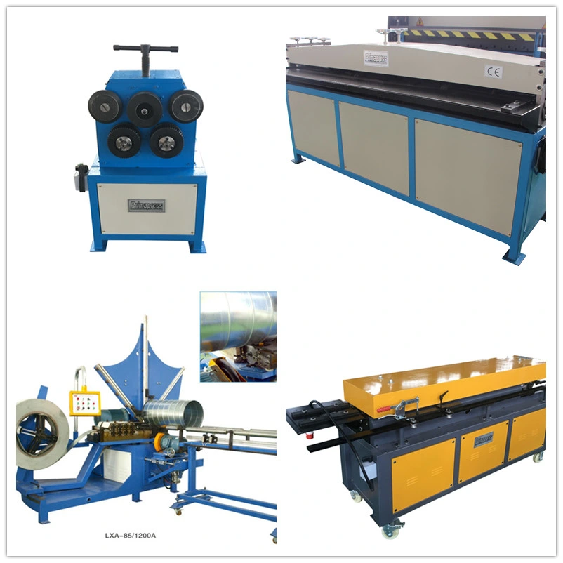 High quality/High cost performance  Rectangular Duct Iron Pipe Production Line / Duct Making Machine