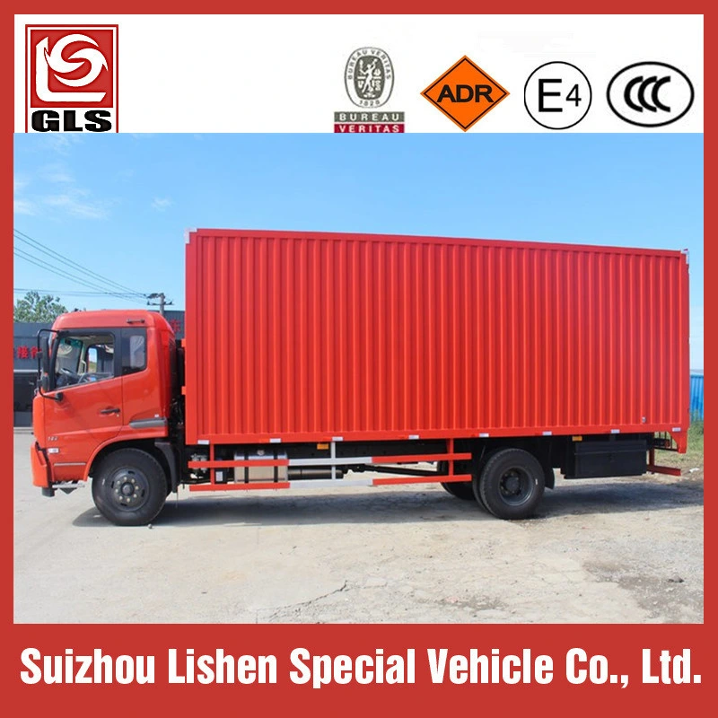 15-20tons Dongfeng Van Cargo Box Lorry Truck/Dry Cargo Box Truck Van for Sale