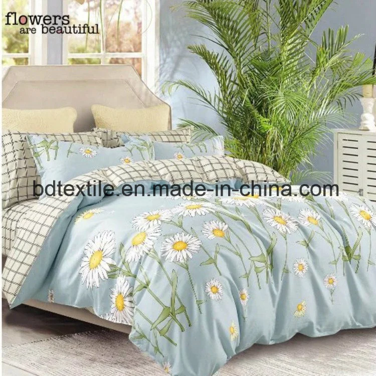 100% Polyester Disperse Printing Microfiber Bed Sheet 235cm Width 90GSM for Bedding Fabric