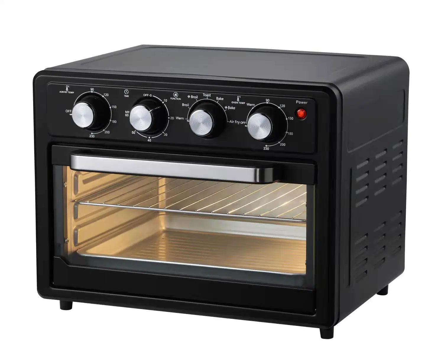 Freidora Eléctrica cocina baja en grasas saludables aire freidora horno tostador.