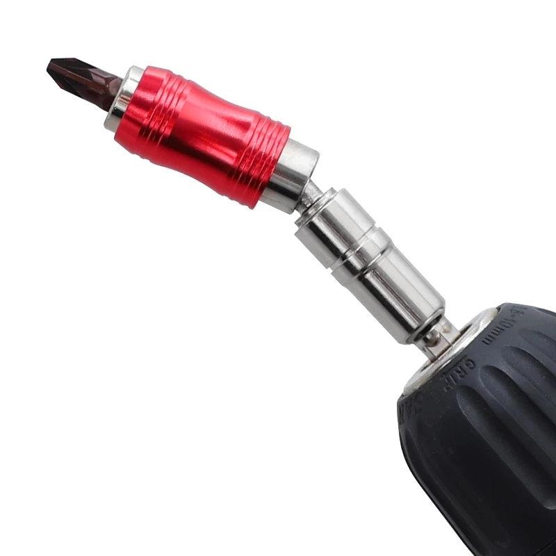 Multi-Angle Bit Extension Rod Adapter Strong Magnetic Electric Screwdriver Hexagon Handle 6.35mm Quick Release Self-Locking Extension Rod