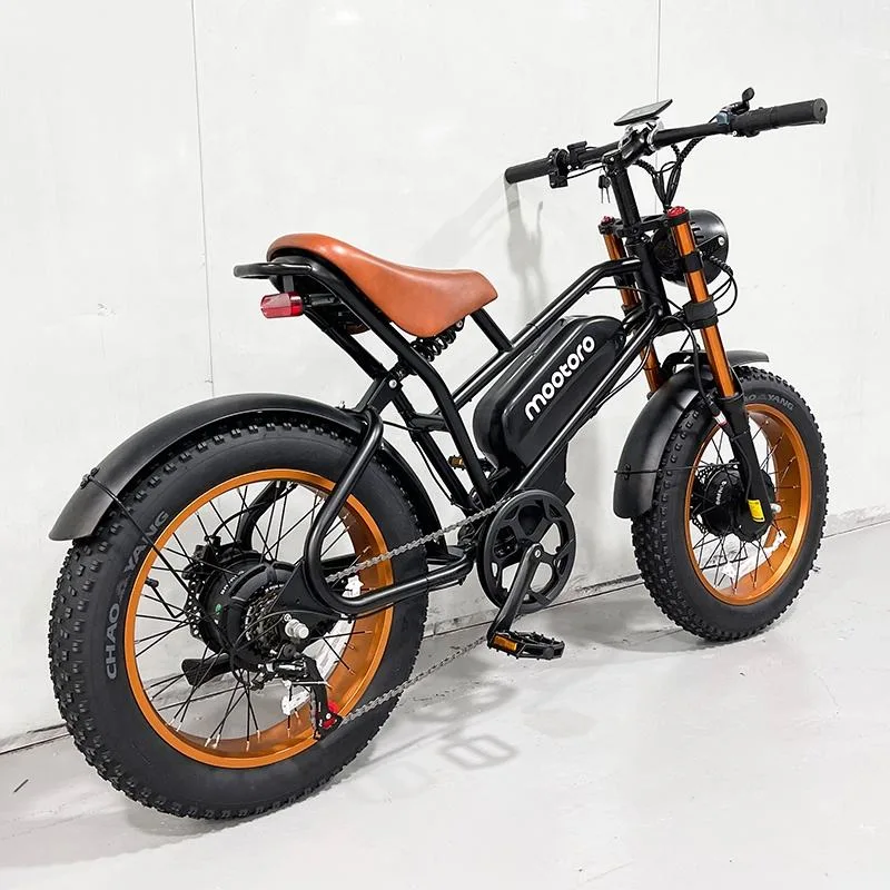 Nouveau départ Fast Electric Bike Fat tire Full suspension Dual Moto