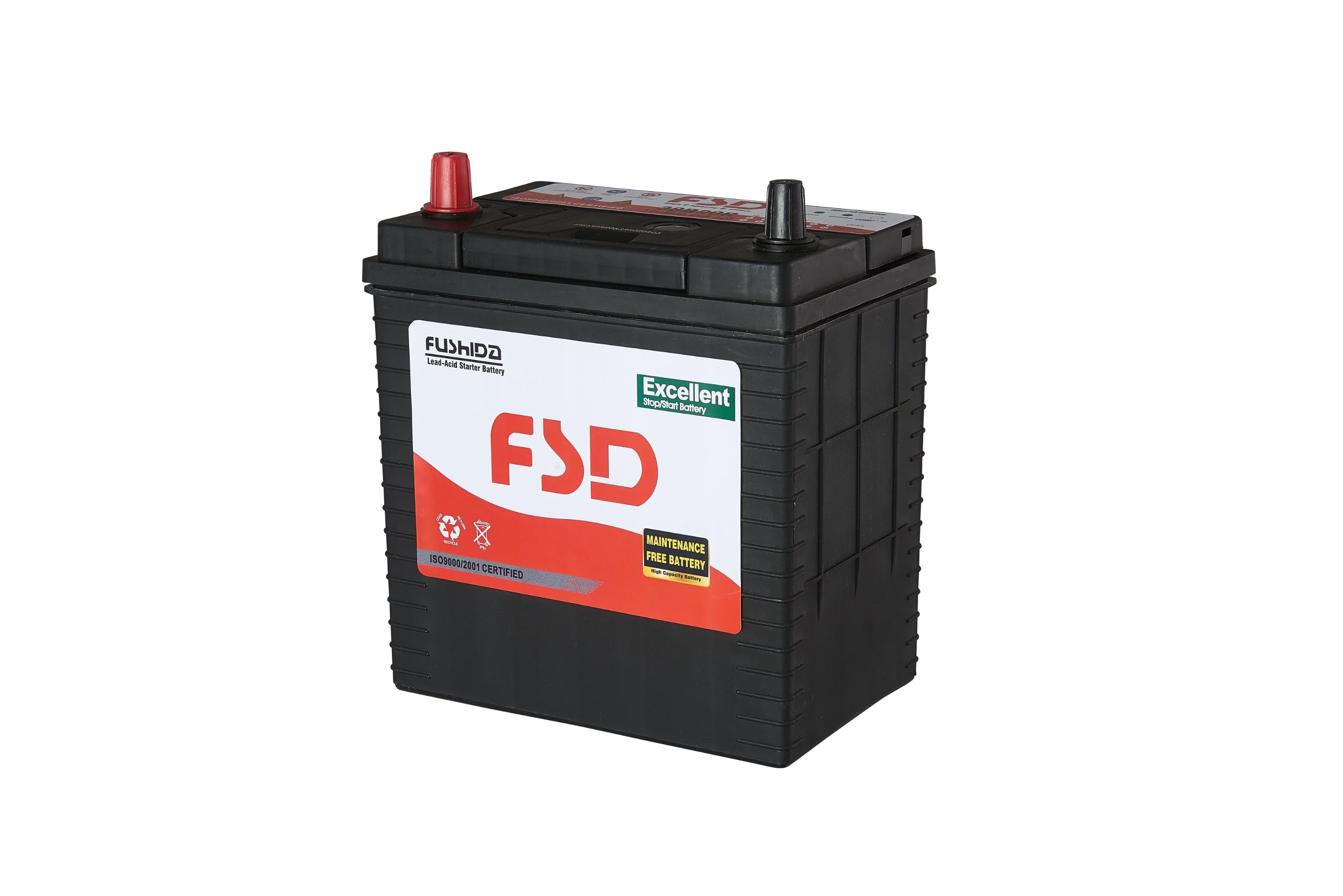 Maintenance Free Car Battery JIS Standard 45ah Lead Acid Battery