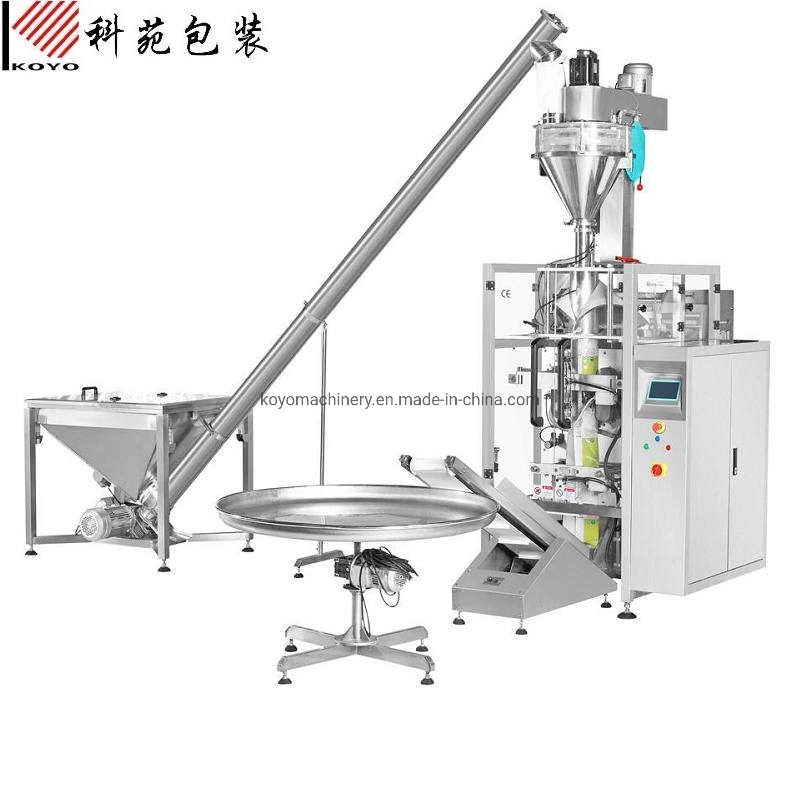 Ky730b Automatic Vertical Weighing Filling Sealing Packing Machine Packaging with PVA Water Soluble Film for Chemical Food Powder