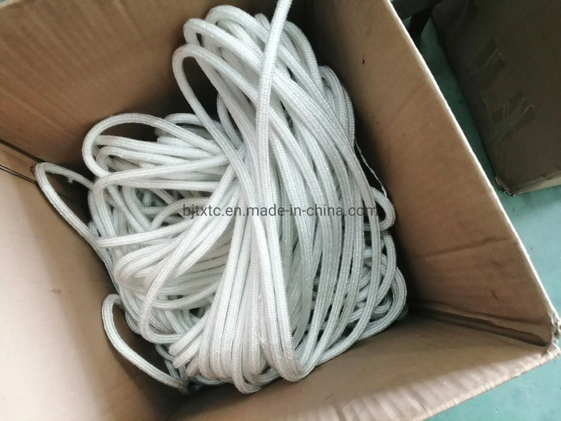 Fiberglass Round Braided Rope for High-Temperature Sealing