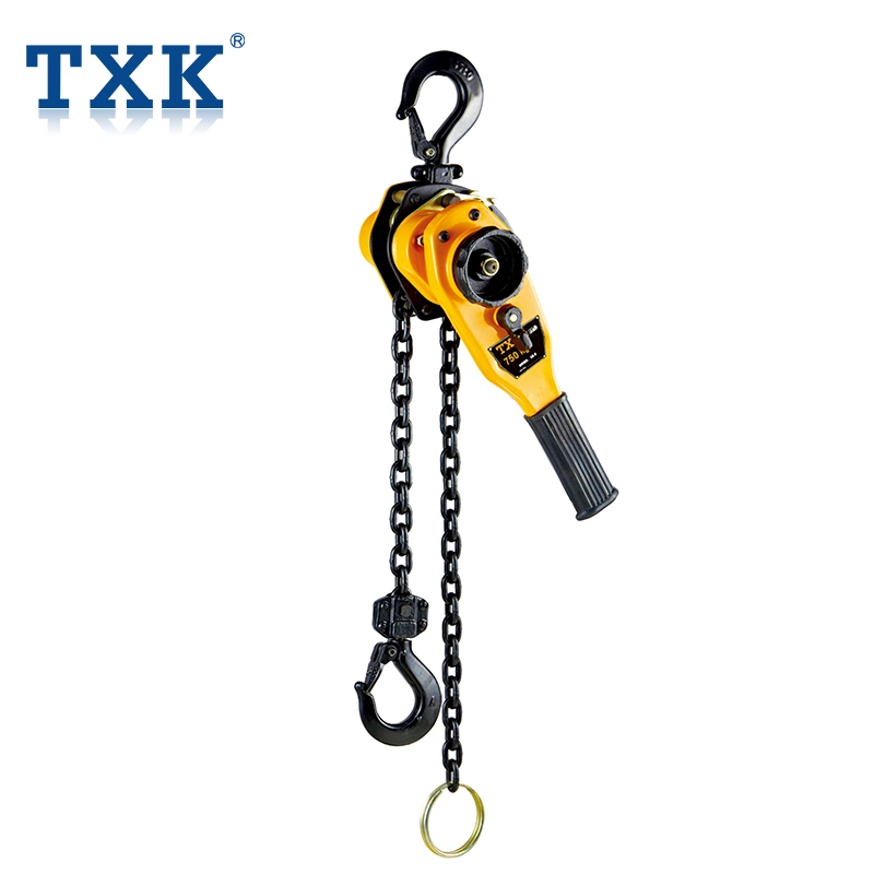 Txk Mini 1 1.5 2 5 Ton Hand Crank Lever Hoist Ratchet Hand Rope Pulley Lever Chain Block