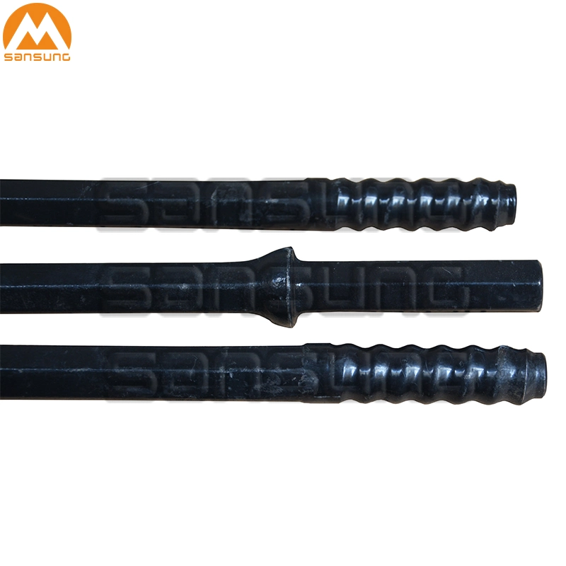 R25 Thread Shank End Rod with R25 Button Bits