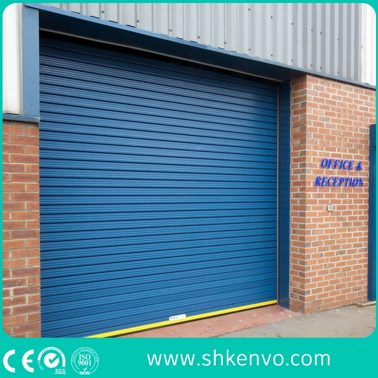 Industrial Automatic Overhead Wind Resist Rolling up Shutter Door for Warehouse or Garage