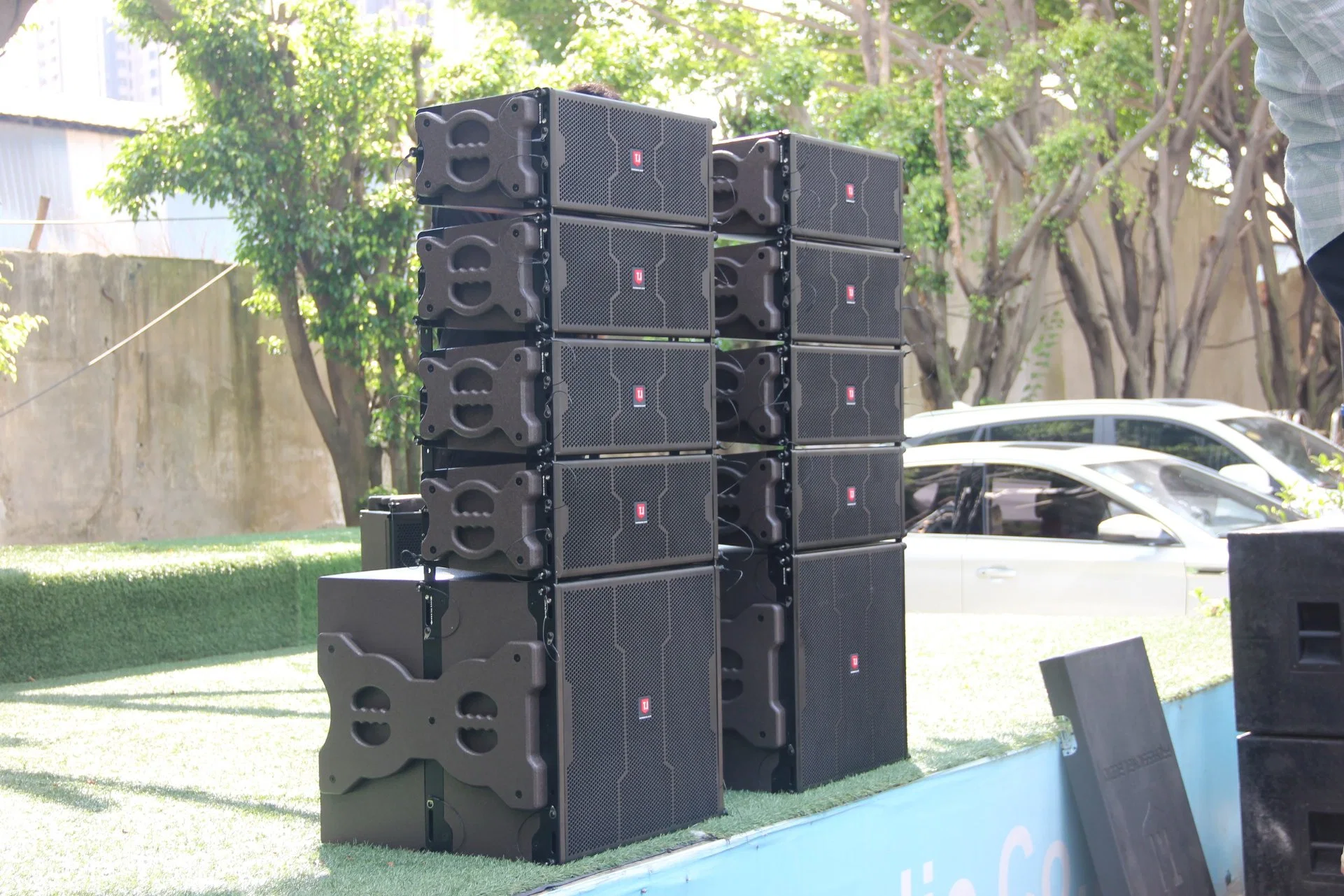 Outdoor Speakers Professional Passive PRO Audio Dual 5 Inch