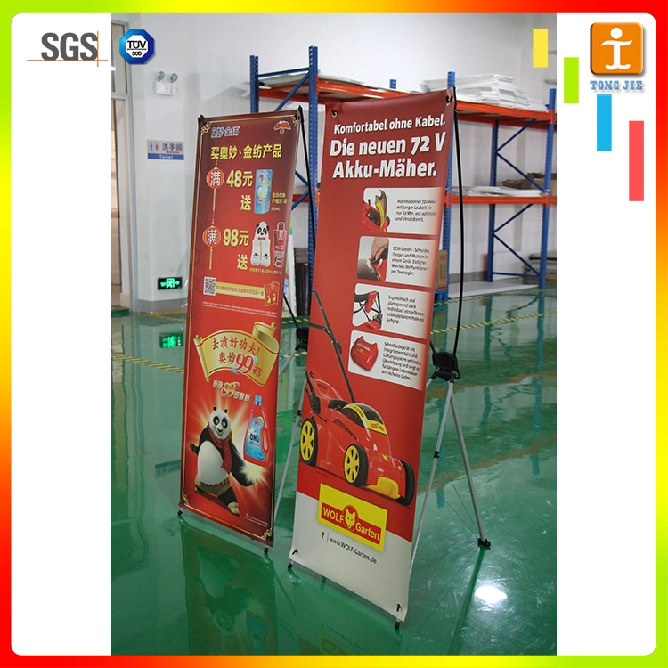 Factory Price Custom Steel X Banner Stand for Advertising