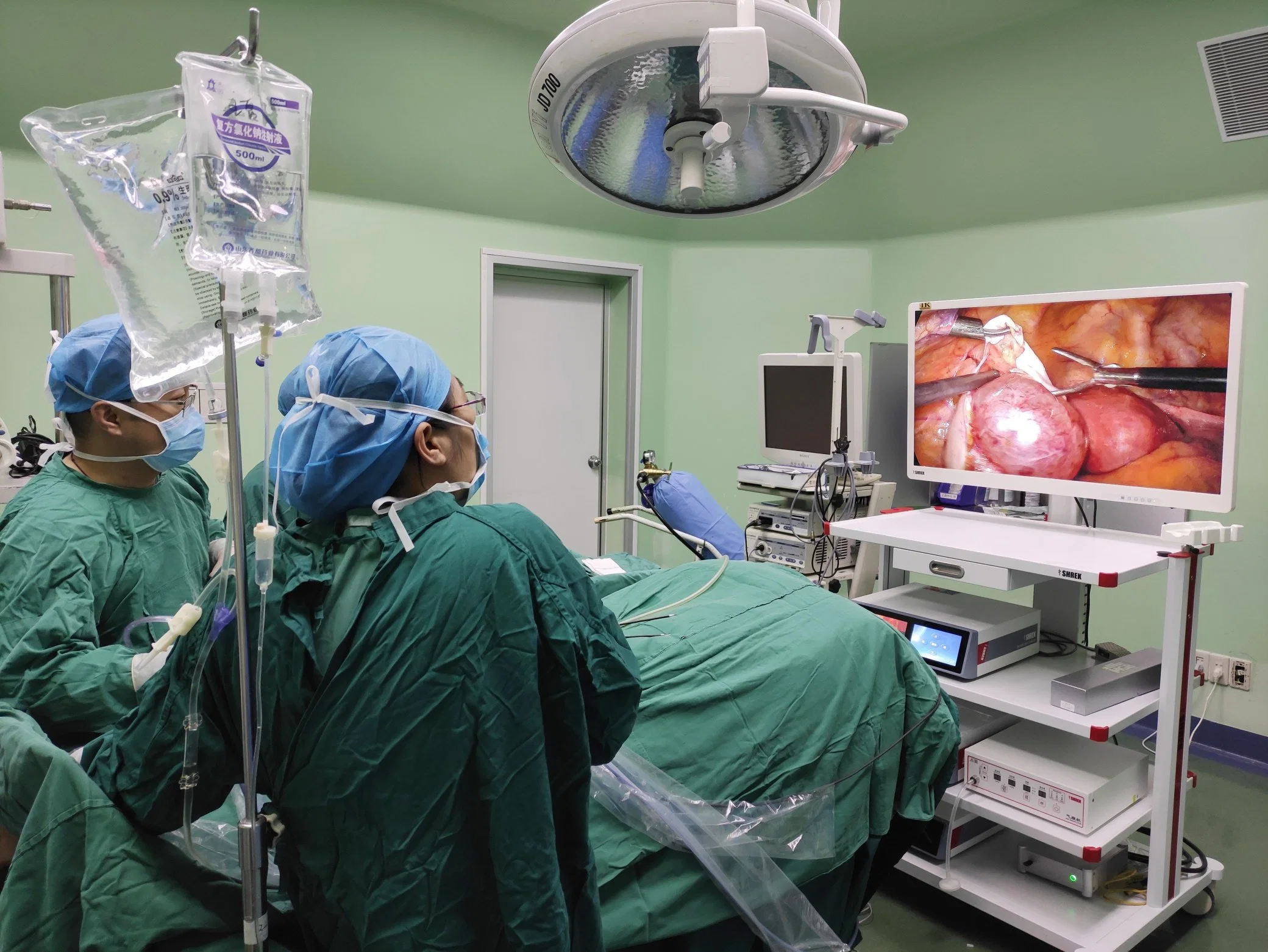 3D Camera Endoscopy Video Laparoscopic Camera System for Hospital and Clinic