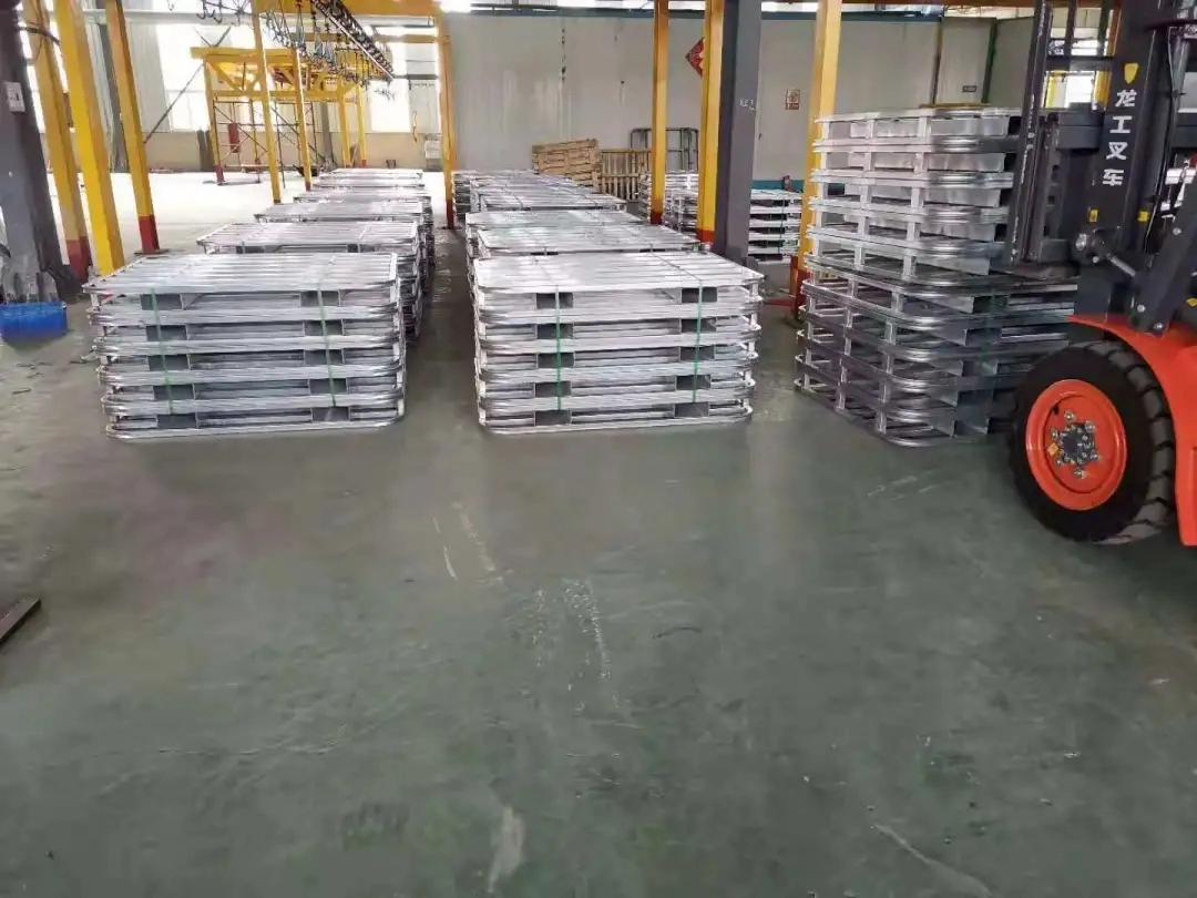 Steel Pallets Systems Galvanized Metal Steel Pallet for Forklift