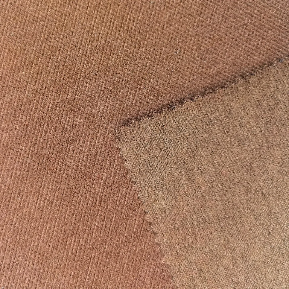 Factory Supplier Tr Brushed Garment Fabric for Autumn and Winter Leisure Suits