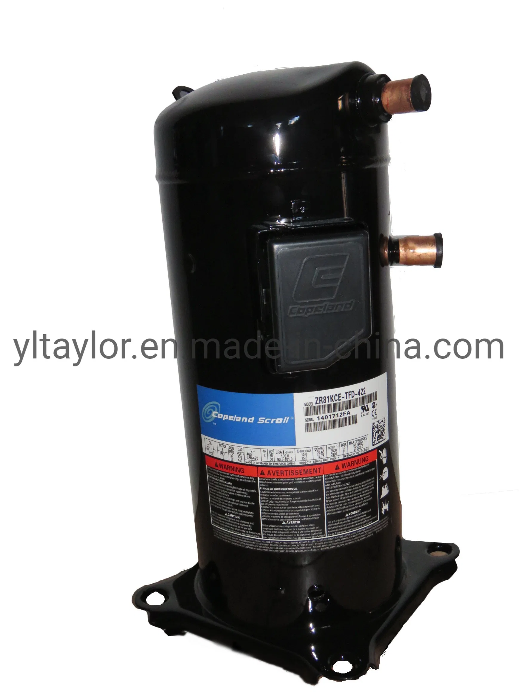 Горячая продажа 5HP Best Price Scroll Zp61kce-TFD Copeland Compressor for Система кондиционирования воздуха