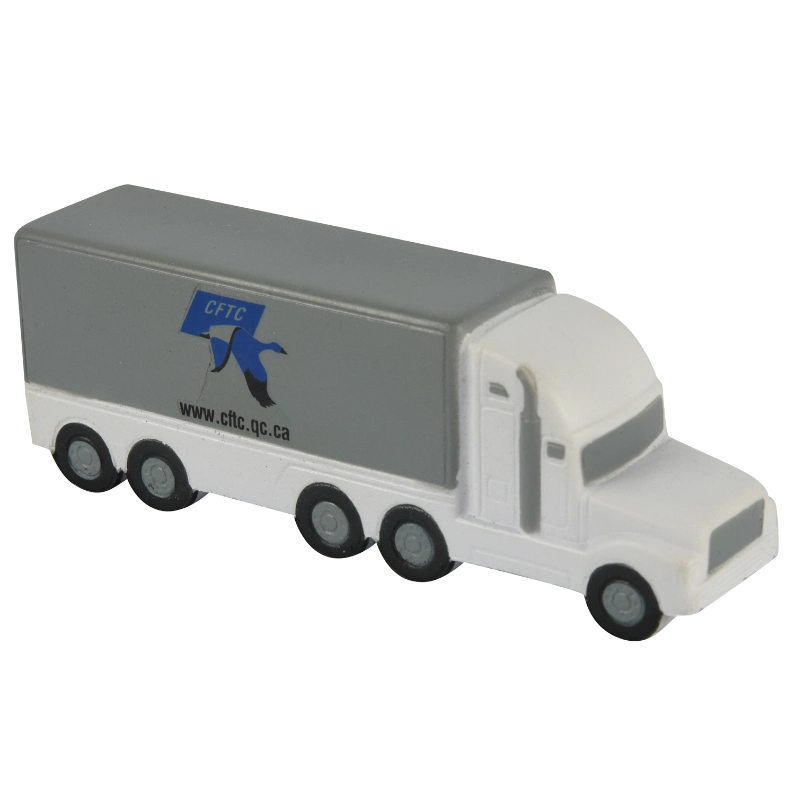 Heißer Verkauf Container Truck PU personalisiertes Geschenk Spielzeug Stress Ball