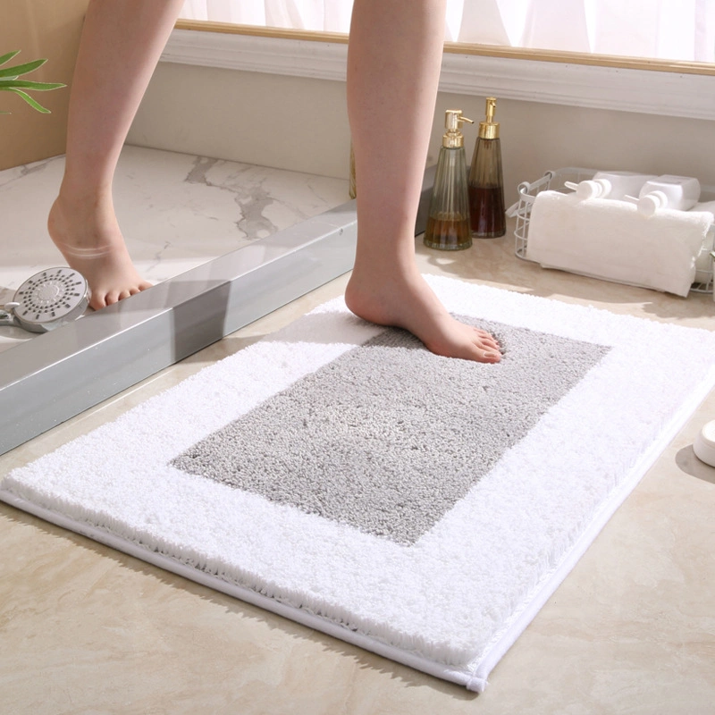 Engrosamiento de la alfombrilla de baño, Cuarto de baño Non-Slip absorbente pie de la puerta de alfombra, alfombra, moqueta dormitorio