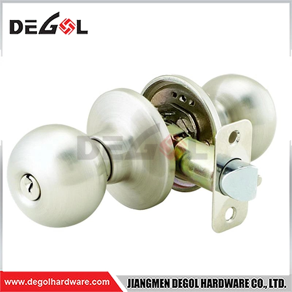 Uniquely Key Protected on Both Sides Double Security Knob Ball Door Lock