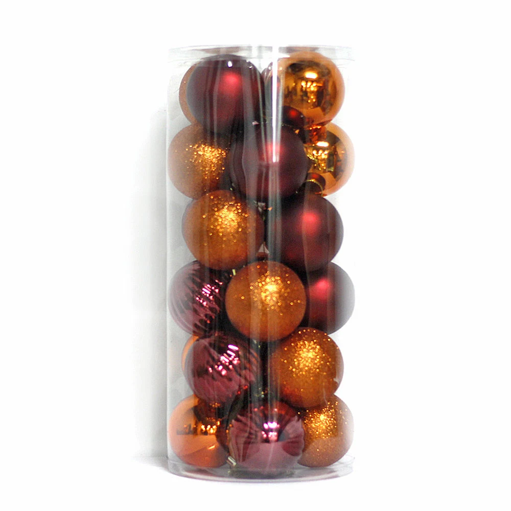 New Designed Salable Shatterproof Plastic Christmas Ball Ornament