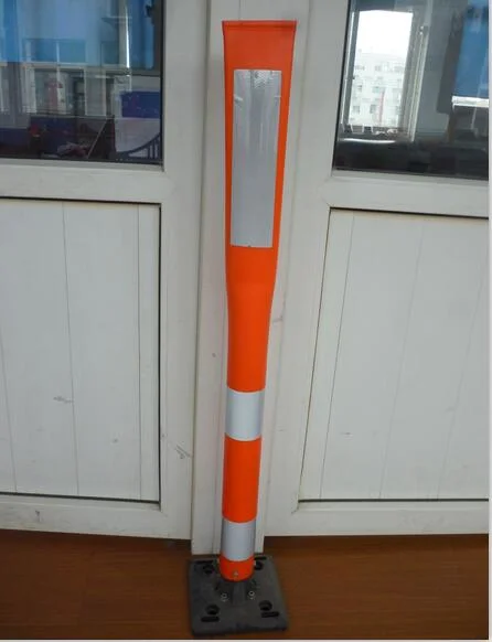 PVC Road Delineator Post Delineator Post with Rubber Base T Type Delineator Post