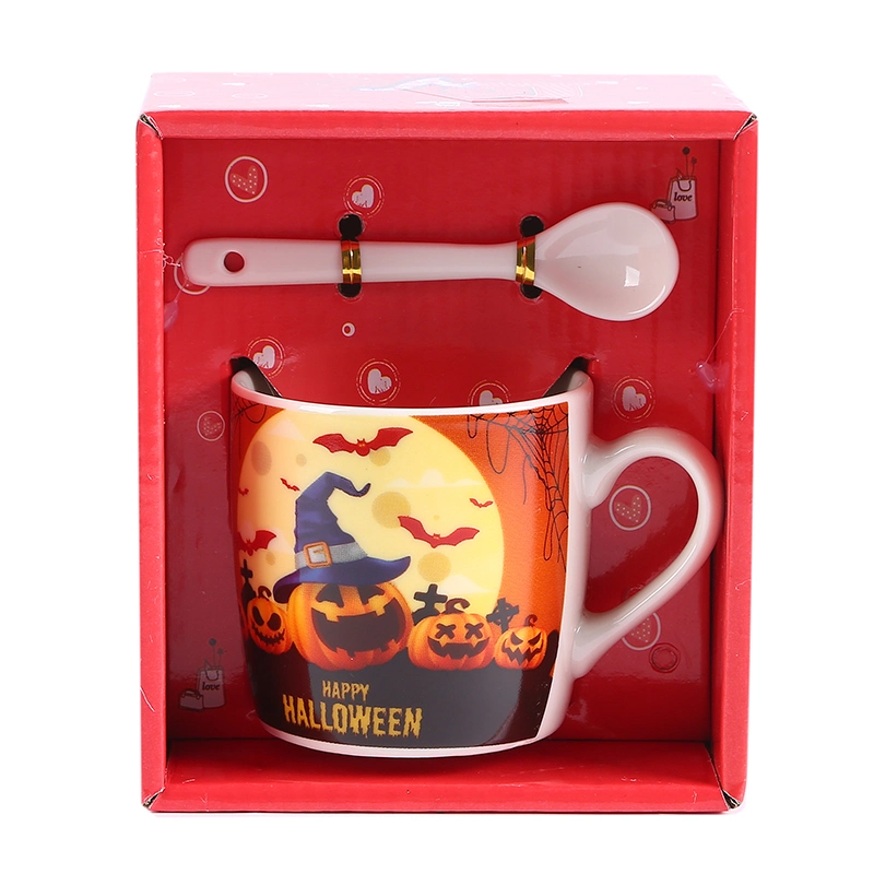 Halloween porcelaine personnalisée thé de voyage café lait Mug