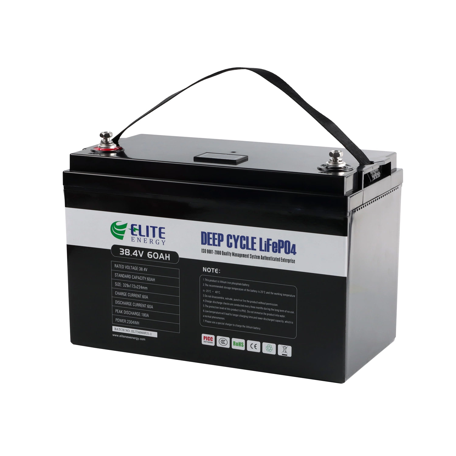 Elite IP65 Deep Cycle 12V 24V 48V 100Ah 200Ah 300ah Lithium Solar LiFePO4 Speicher Akku Pack LiFePO4 Li-Ion-Akku für Golfwagen Batterie/Marine