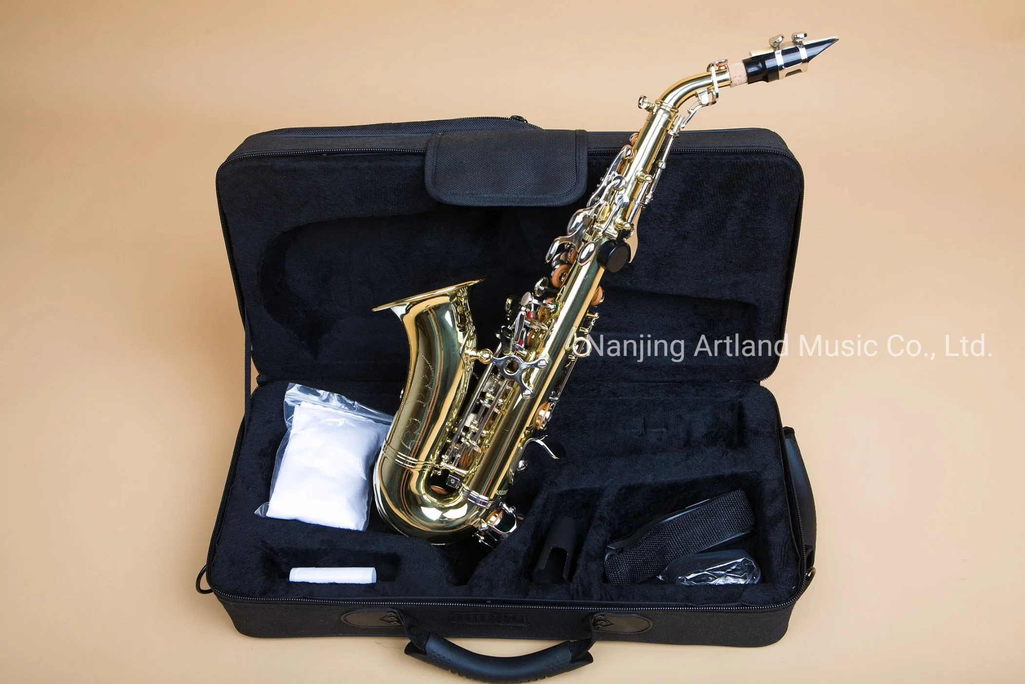 Flower Curved Soprano Saxophone (ASS3506GN)