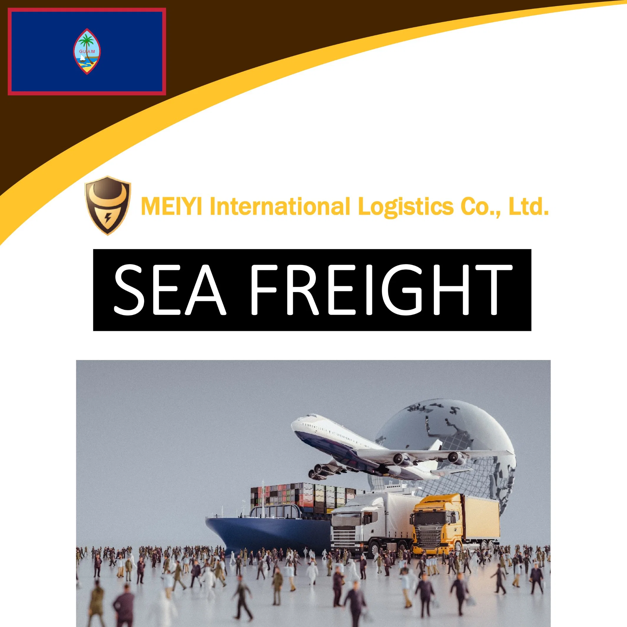 Shipping freight From China to Guam international logistics Alibaba buyer sea freight cargo sea shipping the best and cheap forwarder