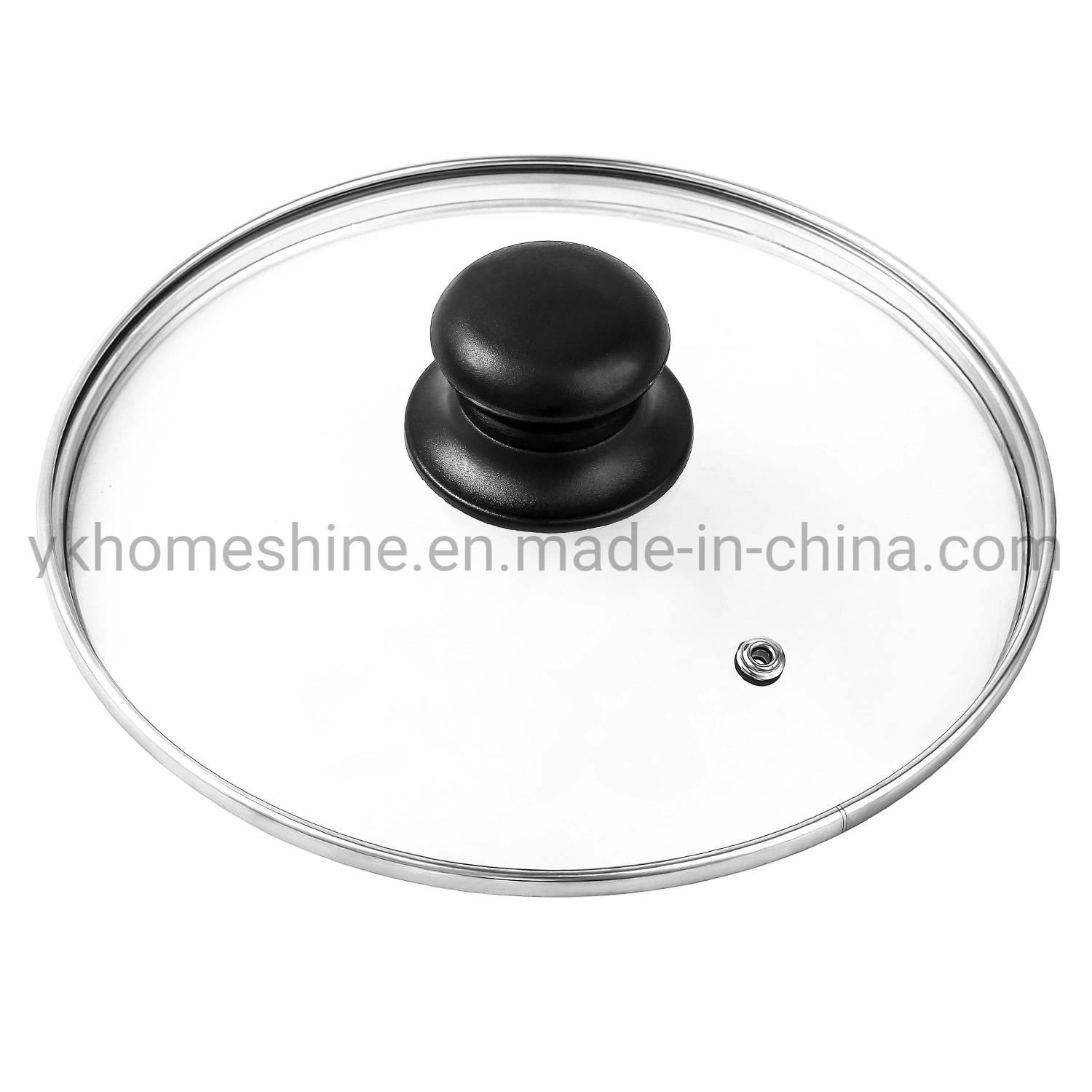 Hot Seller Stainless Steel Tempered Cookware Glass Pot Lids