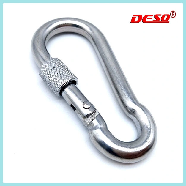 Zinc Alloy Steel Snap Hook with Screw Lock DIN5299 Form D