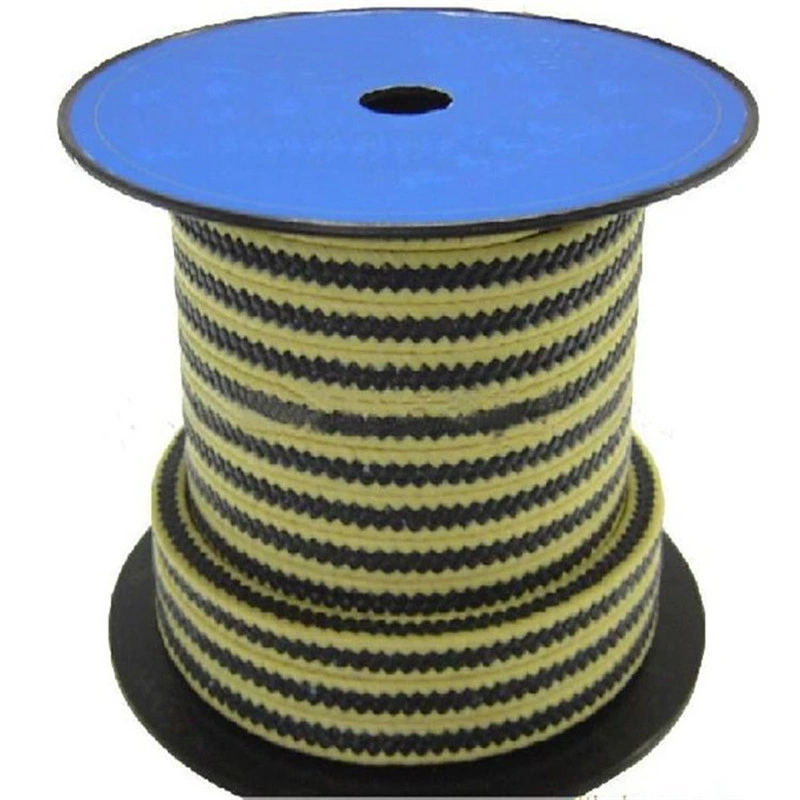 Entrelaçam aramida PTFE preto da embalagem