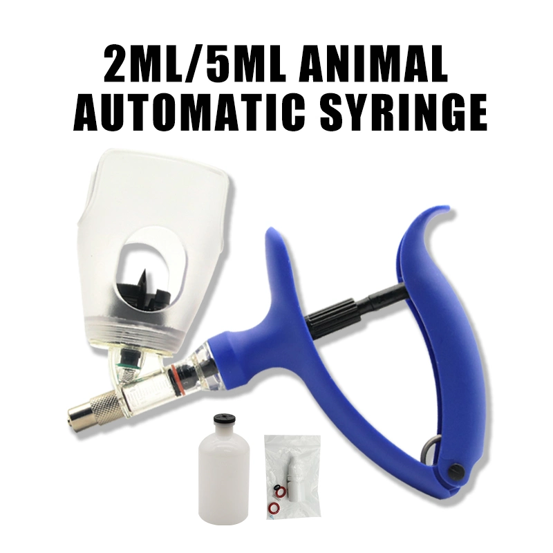 2ml 5ml Veterinary Vaccine Pig Dog Sheep Automatic Continuous Syringe