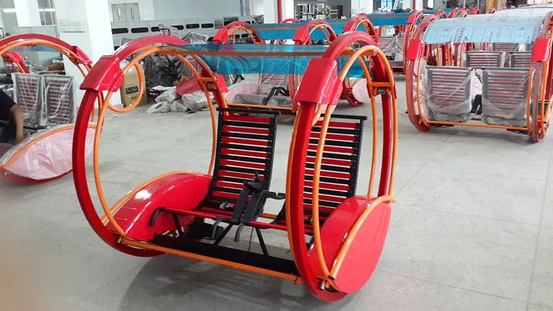 Wholesale/Supplier Amusement Park LED Slewing Amusement Car with Music Playing