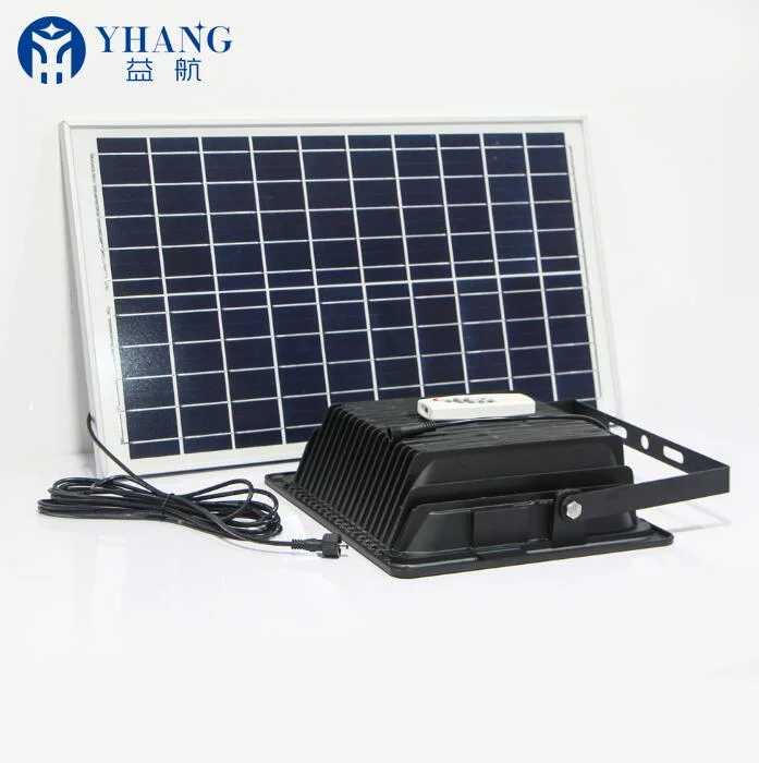 Remote Control Aluminum Waterproof IP66 Outdoor 25W 40W 60W 100W 200W LED Solar Flood Light