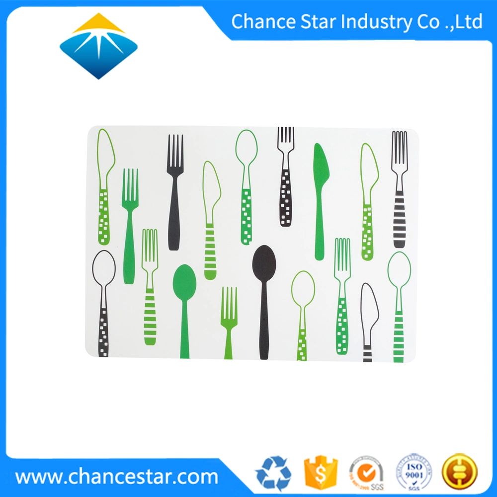 OEM Black Printing Disposable Plastic PP Table Placemats