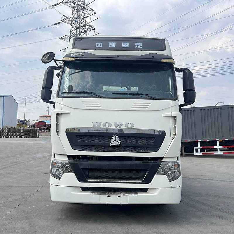 Cheap Price HOWO T7h CNG 460 Horsepower 6*4 10 Tires Natural Gas 40t Payload Tractor Truck Head for Sale