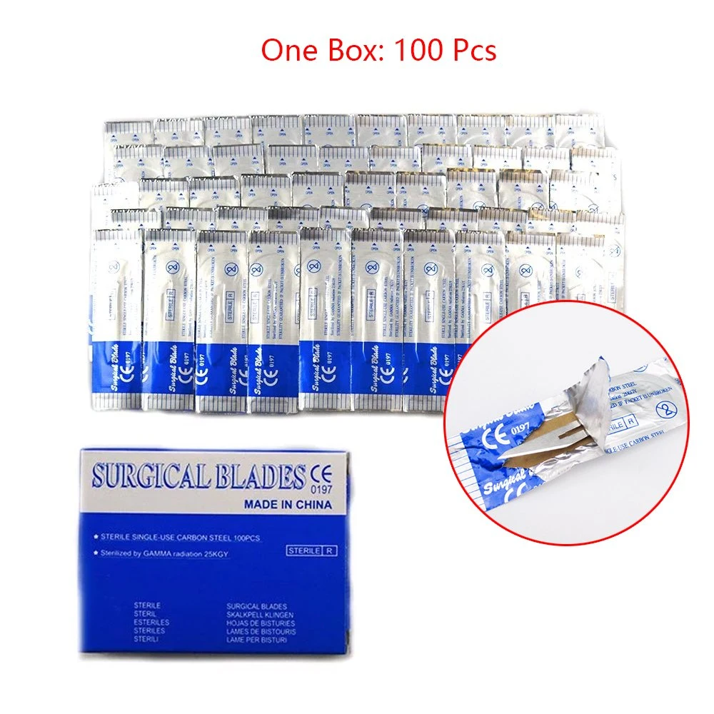 Wholesale/Supplier Price Medical Use Stainless Steel Knife Blade Carbon Steel Disposable Surgical Scalpel Blades