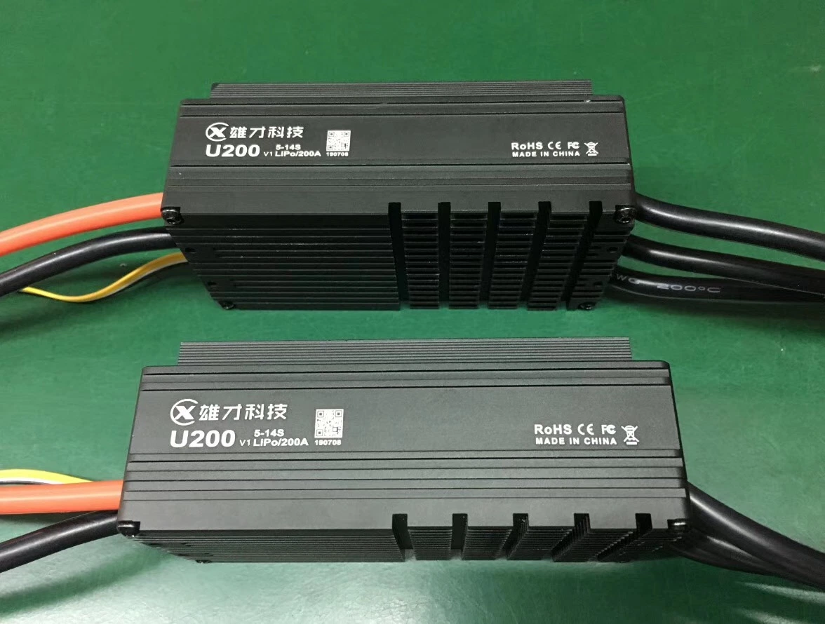 12s 200A 48V 13HP Powered Paraglider Brushless DC Motor Automatic Electric Speed Controller
