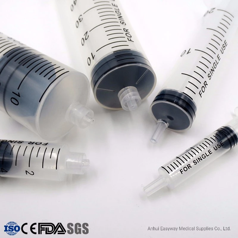 Disposable Syringe with Needle 3 Parts 1ml-500ml