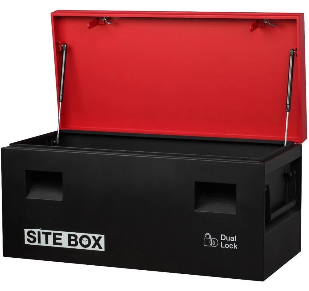 Customized Steel Job Site Tool Box Van Forklift Garage Storage Vault Site Security Tool Box